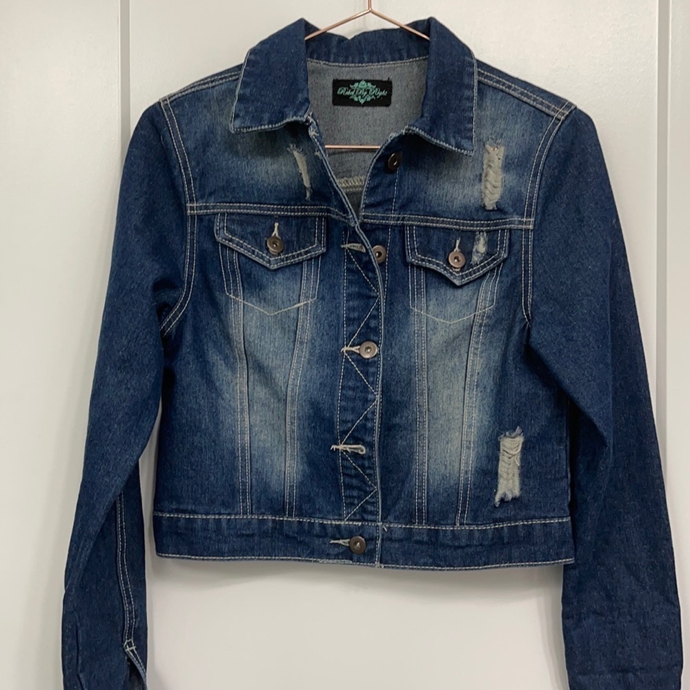 REBEL BY RIGHT MEDIUM JEAN JACKET